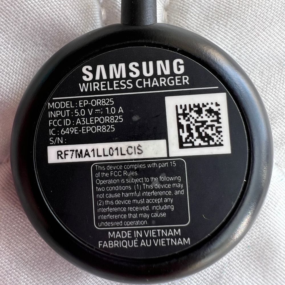 Samsung Black Wireless Charger